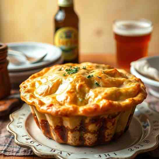 Classic British Steak & Ale Pie Recipe - Get Recipe Now